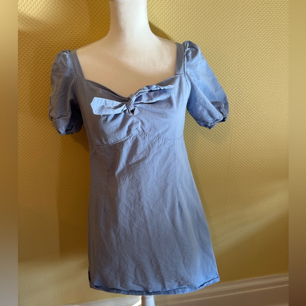 Periwinkle blue mini dress